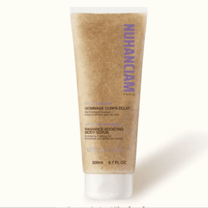 NUHANCIAM Gommage Corps Éclat 200 ml, exfoliant corporel naturel, disponible en parapharmacie à Kénitra et sur notre parapharmacie en ligne
