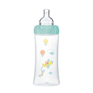 DODIE BIBERON ANTI COLIQUE TETINE PLATE 330ML 6MOIS+