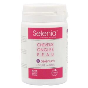Selenia Sélénium & Levure de Bière 30 gélules – Complément pour cheveux, ongles et peau – Parapharmacie Kénitra Maroc