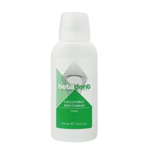 Betadent Bain de Bouche Total 250 ml – Protection bucco-dentaire complète – Parapharmacie Kénitra Maroc