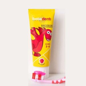 Betadent Dentifrice Kids 3-6 ans goût framboise 75 ml – Dentifrice enfant adapté – Parapharmacie Kénitra Maroc