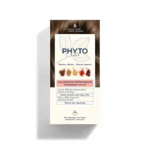 Phyto Color Kit Coloration 6 Blond Foncé – Coloration cheveux professionnelle – Parapharmacie Kénitra Maroc