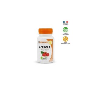 MGD Acérola 30 comprimés, source naturelle de vitamine C pour vitalité et immunité, disponible en parapharmacie Kénitra