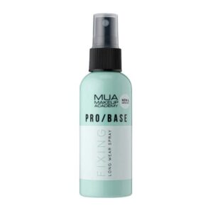 Spray fixateur MUA F/ PRO Base Fixing Spray, prolonge la tenue du maquillage tout en offrant un fini naturel, disponible en parapharmacie à Kénitra et parapharmacie en ligne.