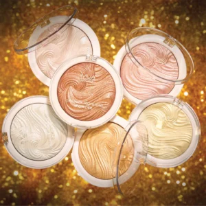 Poudre enlumineur MUA Shimmer Highlighter, apporte un éclat lumineux et scintillant pour sublimer le teint, disponible en parapharmacie à Kénitra et parapharmacie en ligne.
