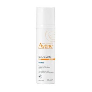 Crème Avène Sunsimed KA Blue Light 80 ml, protection solaire contre la lumière bleue et les rayons UV, adaptée aux peaux sensibles, disponible en parapharmacie à Kénitra et parapharmacie en ligne.