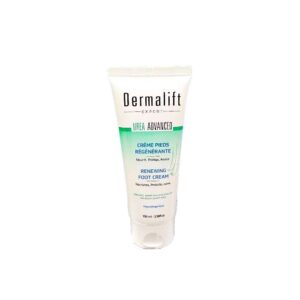 Crème pieds Dermalift Urea Advanced 100 ml, soin nourrissant et réparateur pour pieds secs et rugueux, enrichie en urée, disponible en parapharmacie à Kénitra et parapharmacie en ligne.