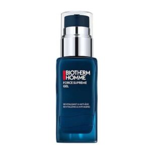 Gel anti-âge Biotherm Homme Force Suprême 50 ml – soin raffermissant et revitalisant, disponible en parapharmacie à Kénitra