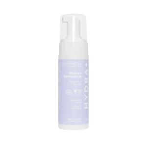 ALPHANOVA Mousse Nettoyante Apaisante HYDRA+, nettoyant visage doux et apaisant, disponible en parapharmacie à Kénitra et sur notre parapharmacie en ligne